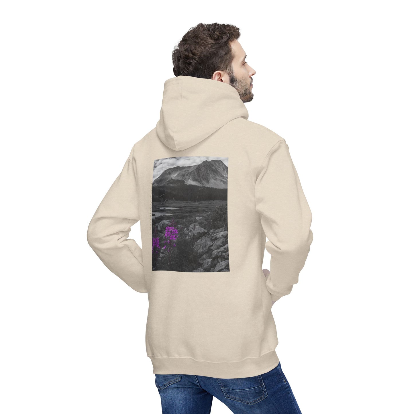 Nature-Inspired Unisex Hooded Sweatshirt - Made in USA, Outdoor Vibes, Gift for Nature Lovers, Photos  taken by the owner of The Narrow co and Cosy co Andrea Stevens