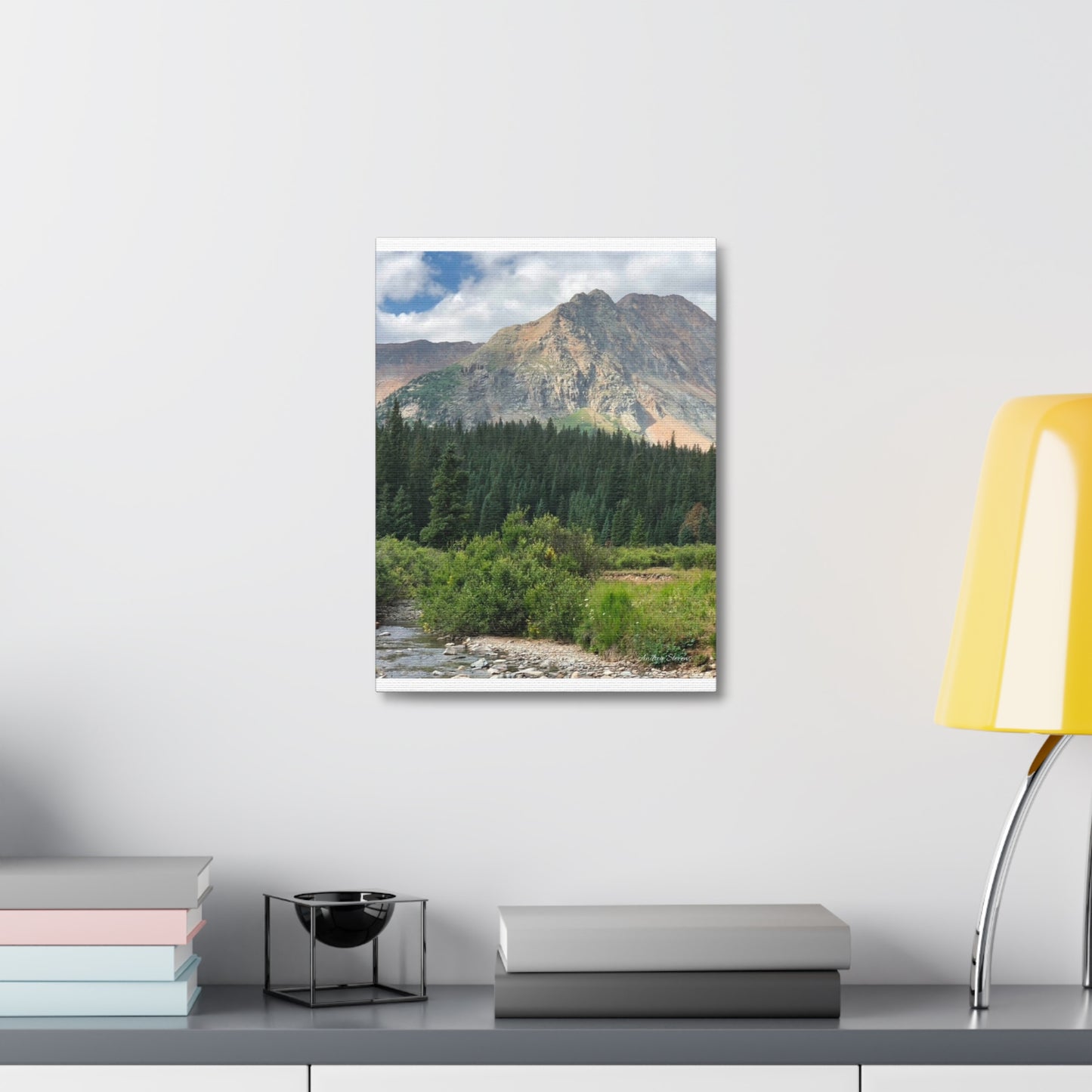 Colorado Nature Landscape Stretched Canvas Wall Art – Rustic Home Decor by Andrea Stevens