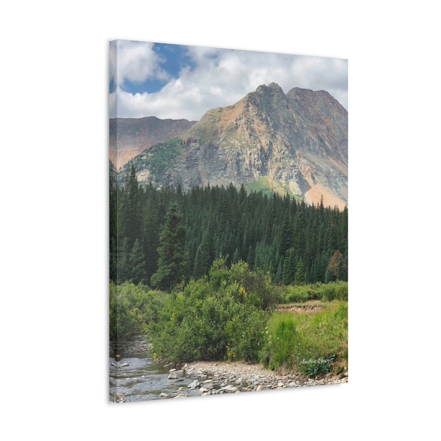 Colorado Nature Landscape Stretched Canvas Wall Art – Rustic Home Decor by Andrea Stevens
