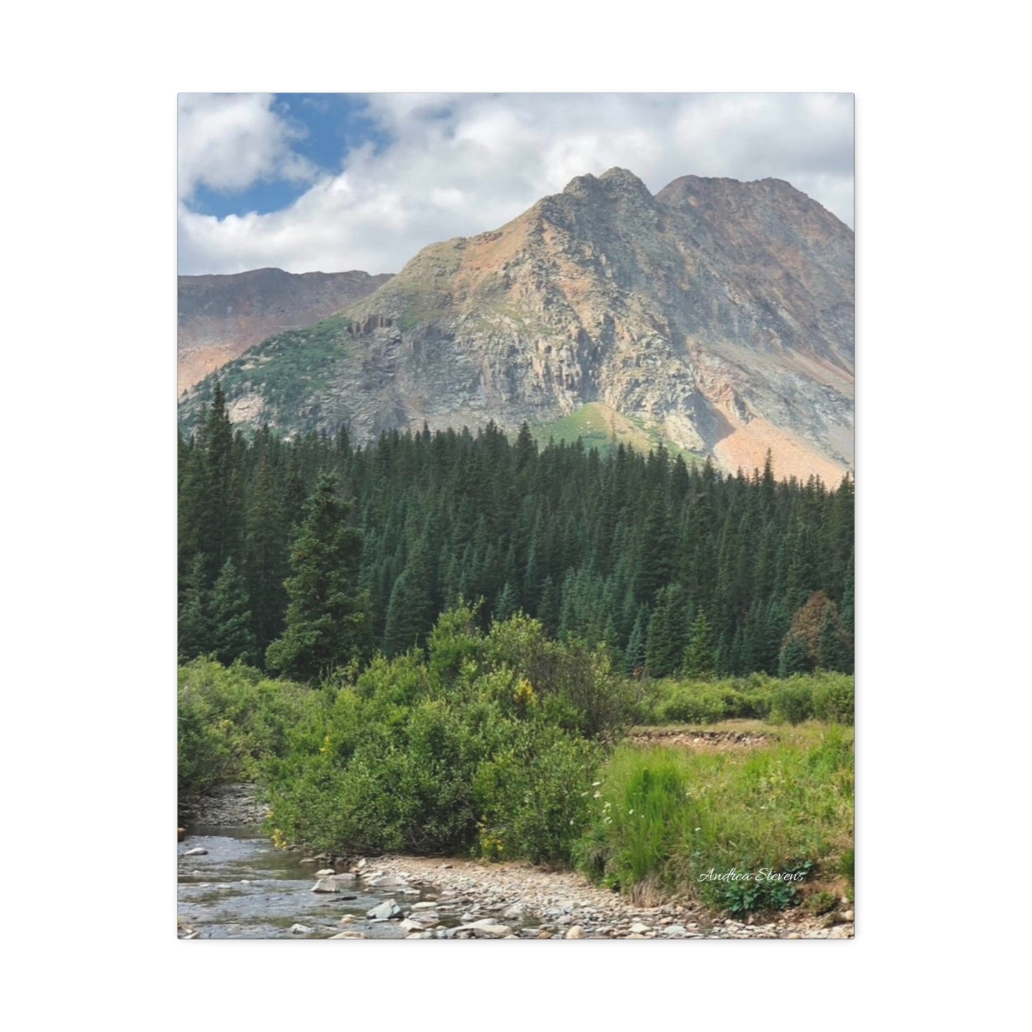 Colorado Nature Landscape Stretched Canvas Wall Art – Rustic Home Decor by Andrea Stevens
