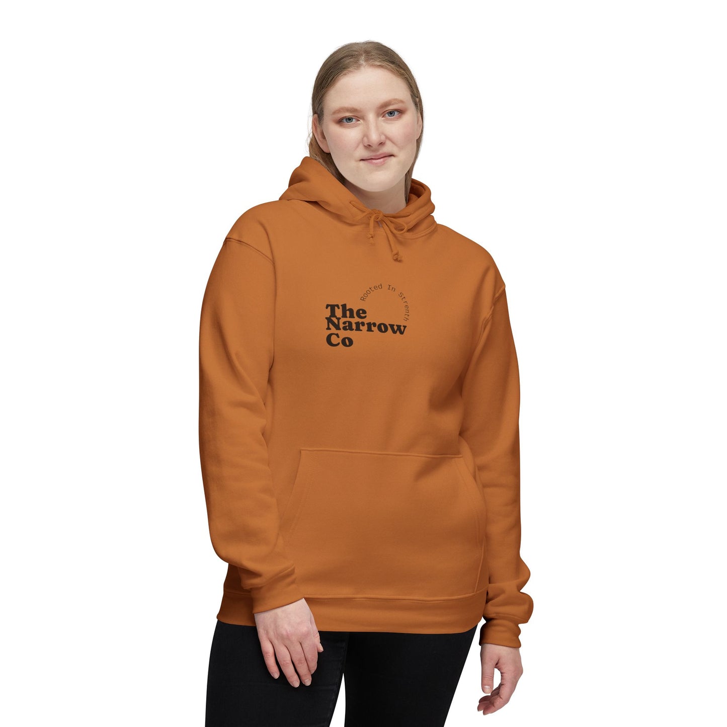 Unisex Hooded Sweatshirt - The Narrow Co Nature Inspired Design,  Photos taken by the owner of The Narrow co and Cosy co Andrea Stevens