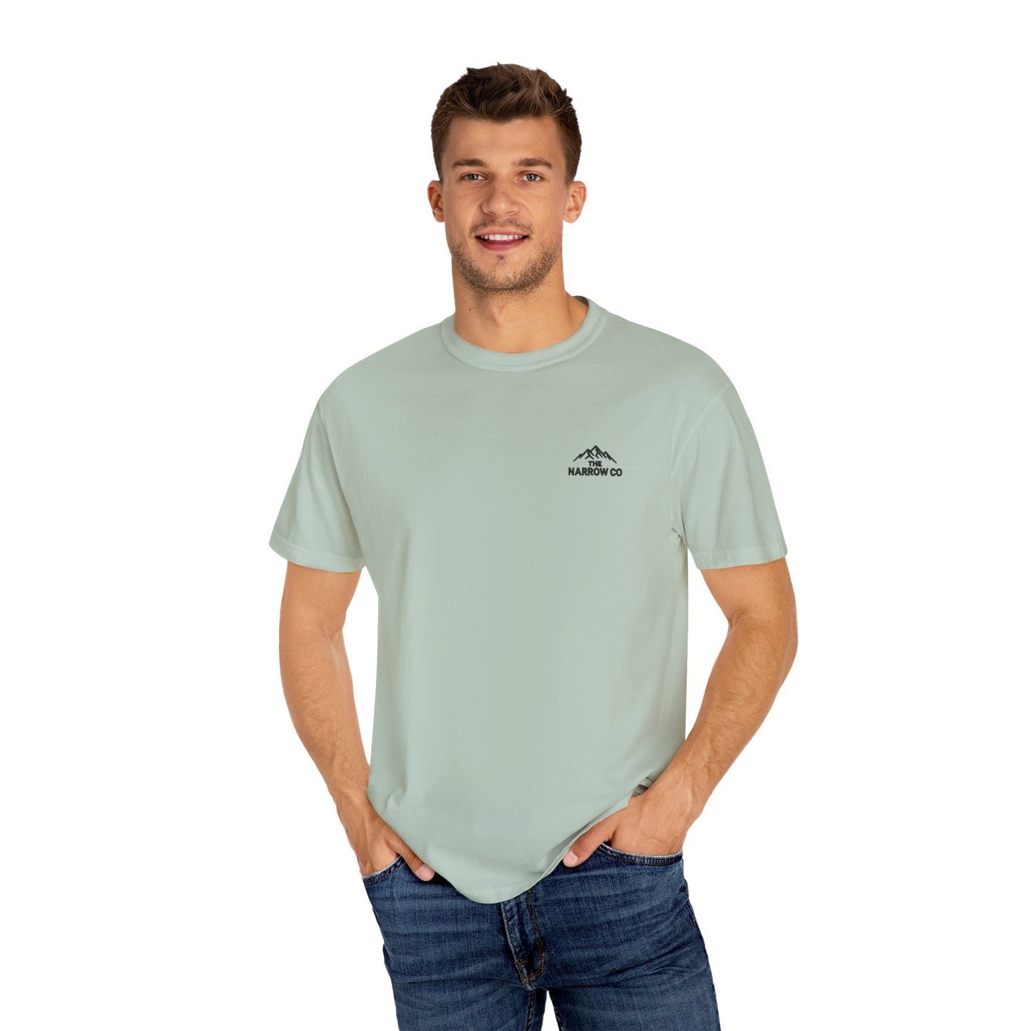 Bold & Courageous Unisex Garment-Dyed T-Shirt - Inspirational Spiritual Tee