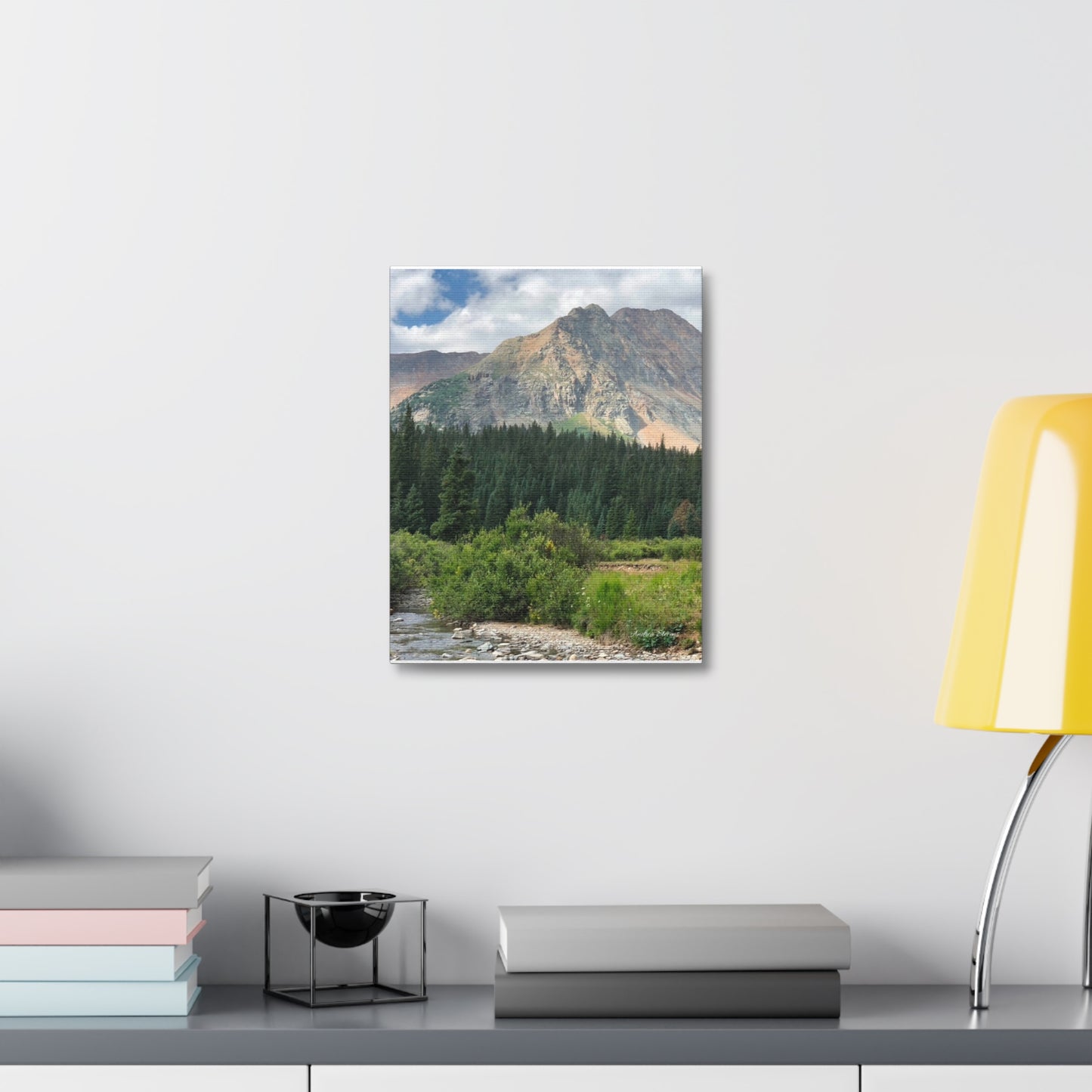 Colorado Nature Landscape Stretched Canvas Wall Art – Rustic Home Decor by Andrea Stevens