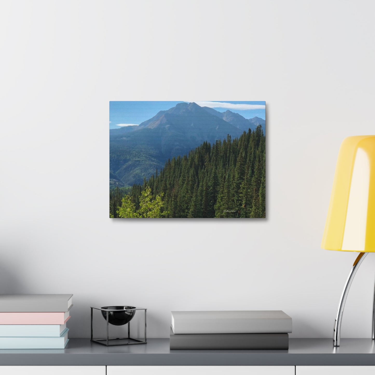 Colorado Nature Landscape Stretched Canvas - Majestic Mountain & Forest Art by Andrea Stevens