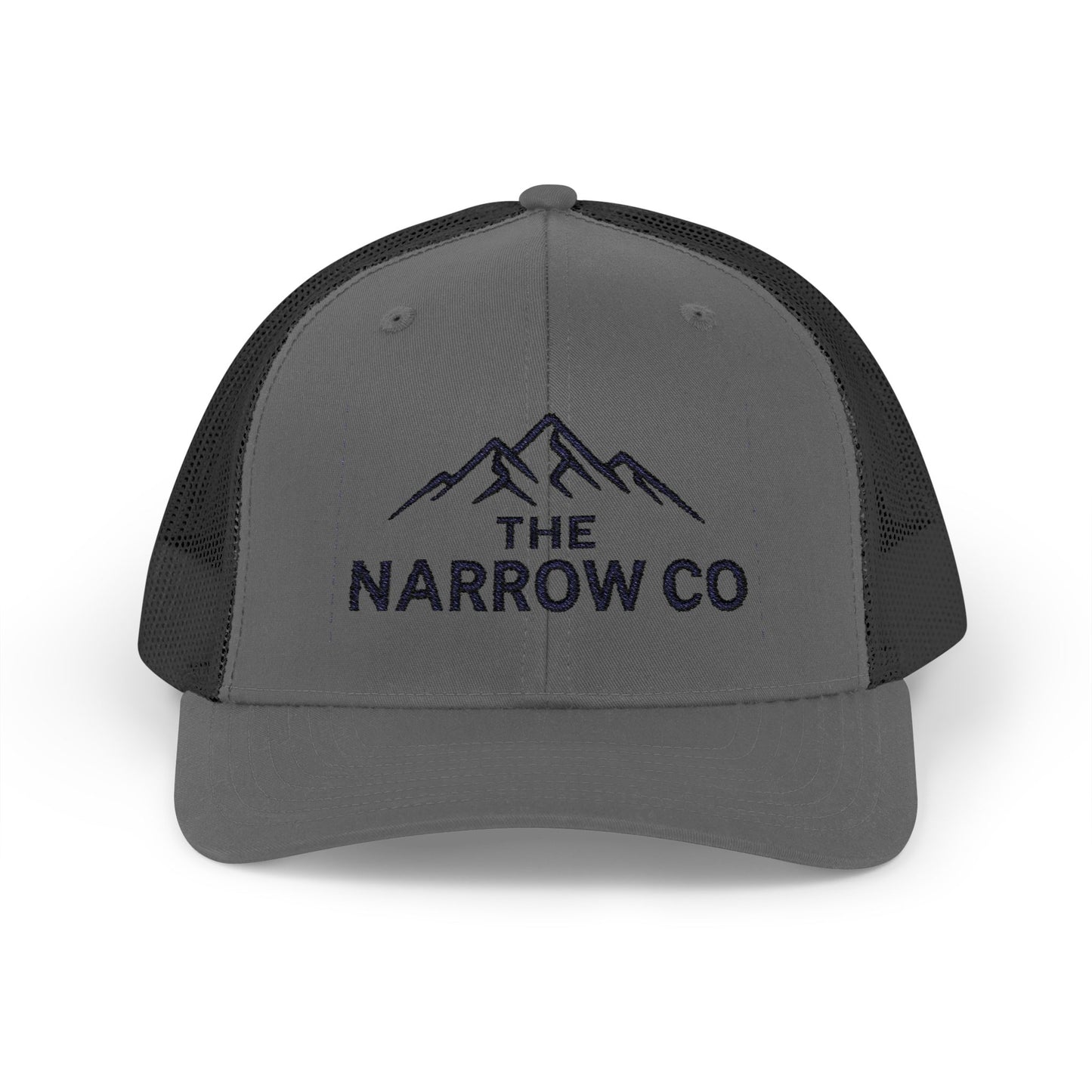 Embroidered Mountain Adventure Snapback Trucker Cap - Perfect for Outdoor Enthusiasts Brand Hat for The Narrow Co