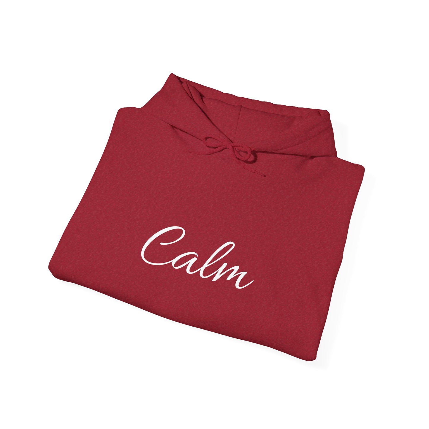 Calm Unisex Heavy Blend™ Hooded Sweatshirt – Inspirational Quote Sweatshirt for Relaxation & Mindfulness