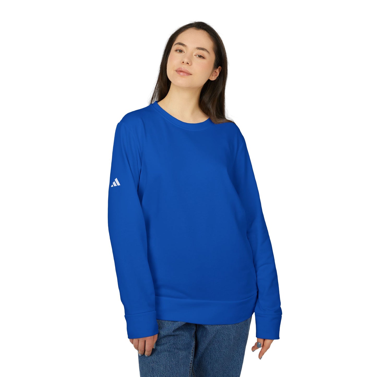 Unisex Fleece Crewneck Sweatshirt - The Narrow Co. Mountain Design