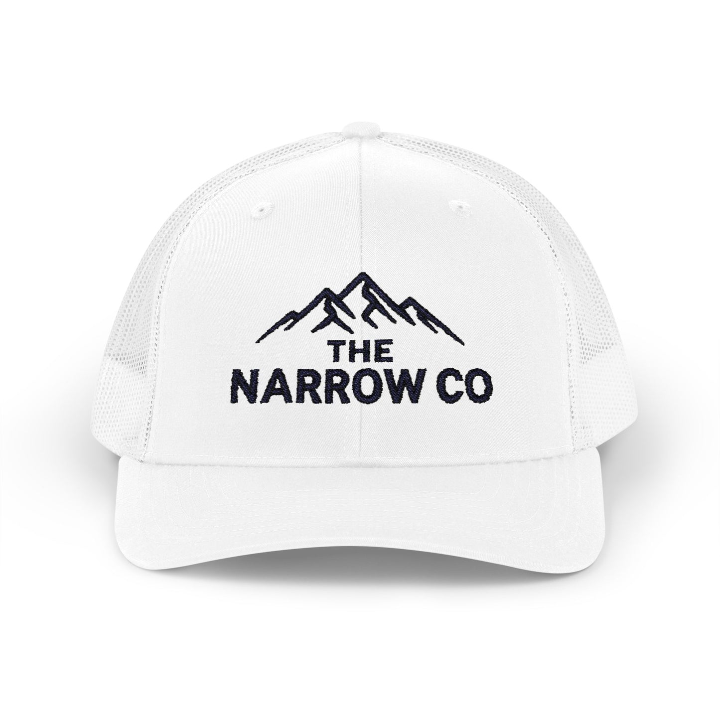Embroidered Mountain Adventure Snapback Trucker Cap - Perfect for Outdoor Enthusiasts Brand Hat for The Narrow Co