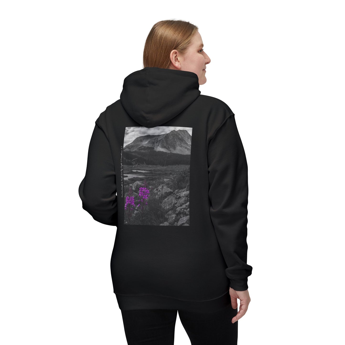 Nature-Inspired Unisex Hooded Sweatshirt - Made in USA, Outdoor Vibes, Gift for Nature Lovers, Photos  taken by the owner of The Narrow co and Cosy co Andrea Stevens
