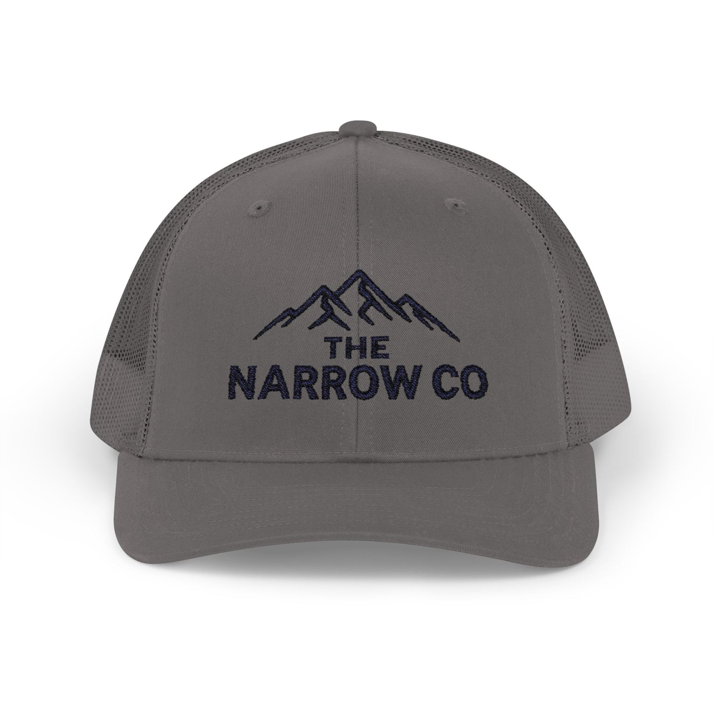 Embroidered Mountain Adventure Snapback Trucker Cap - Perfect for Outdoor Enthusiasts Brand Hat for The Narrow Co