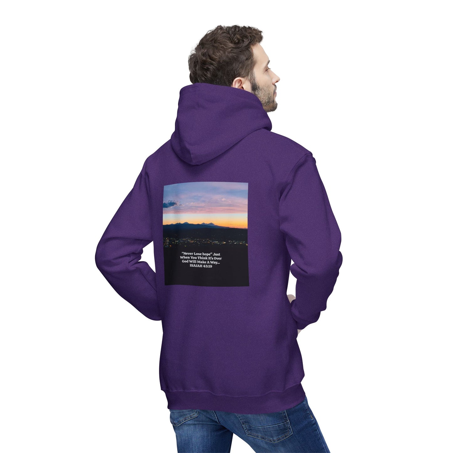 Pilot Butte Mountain Range Inspirational Quote Hooded Sweatshirt - Unisex, Made in USA