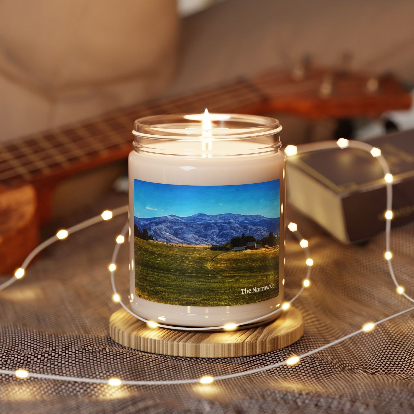 Mountain Landscape Scented Soy Candle - 9oz Aromatic Home Decor