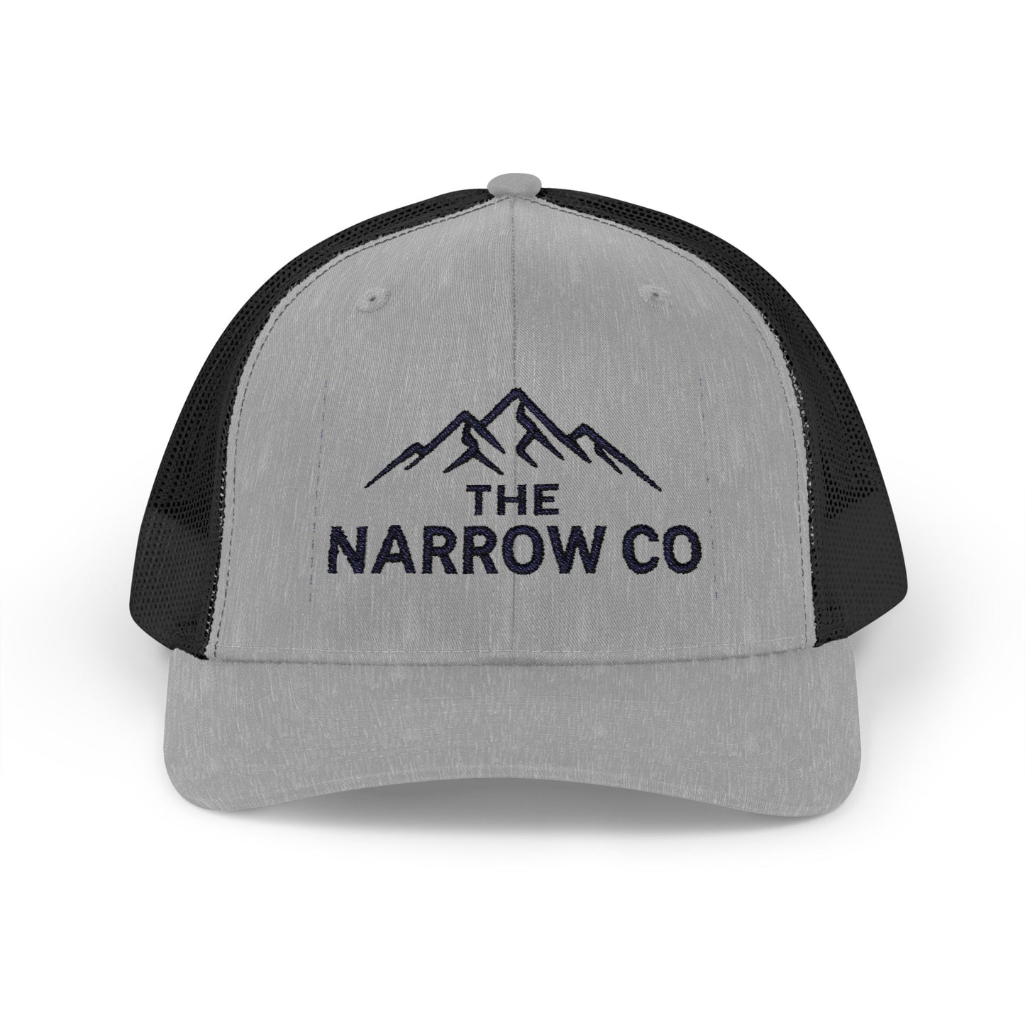 Embroidered Mountain Adventure Snapback Trucker Cap - Perfect for Outdoor Enthusiasts Brand Hat for The Narrow Co