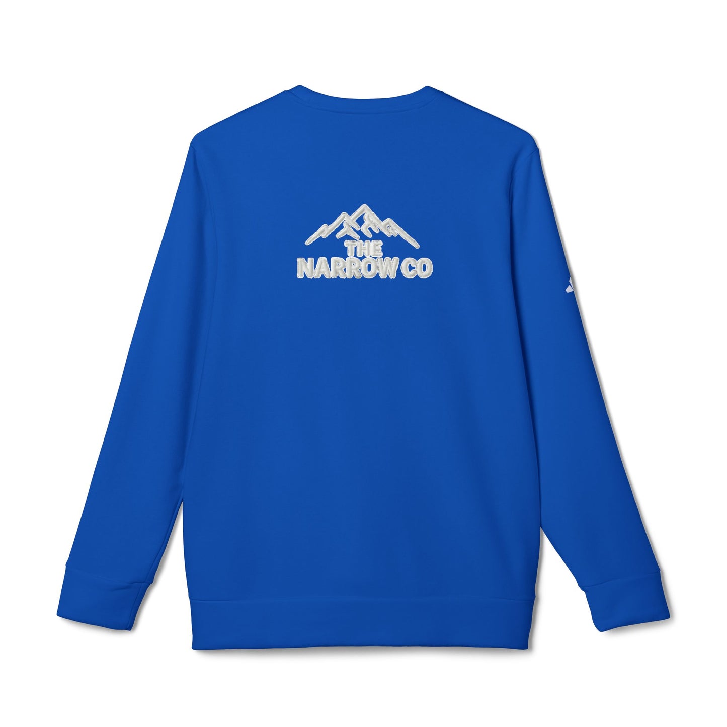 Unisex Fleece Crewneck Sweatshirt - The Narrow Co. Mountain Design