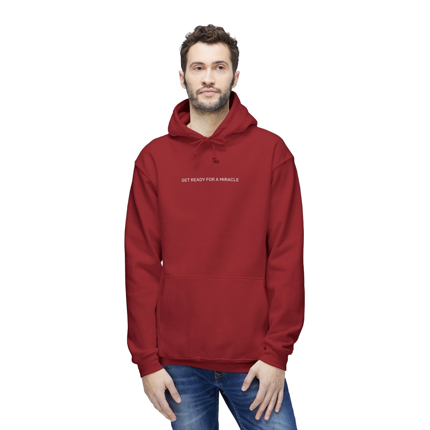 Get Ready For a Miracle, Comfortable Unisex Hooded Sweatshirt - 'Get Ready for a Miracle' - Perfect for Nature Lovers