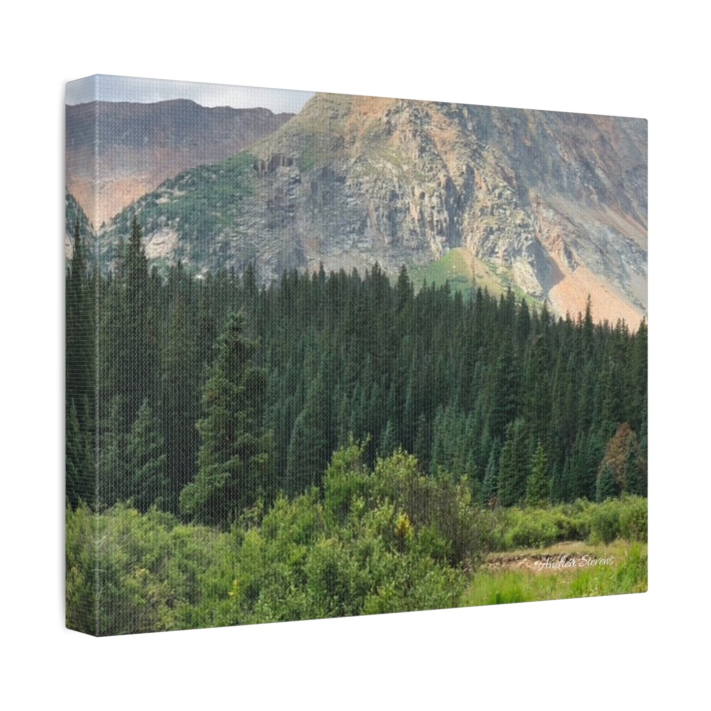 Colorado Nature Landscape Stretched Canvas Wall Art – Rustic Home Decor by Andrea Stevens