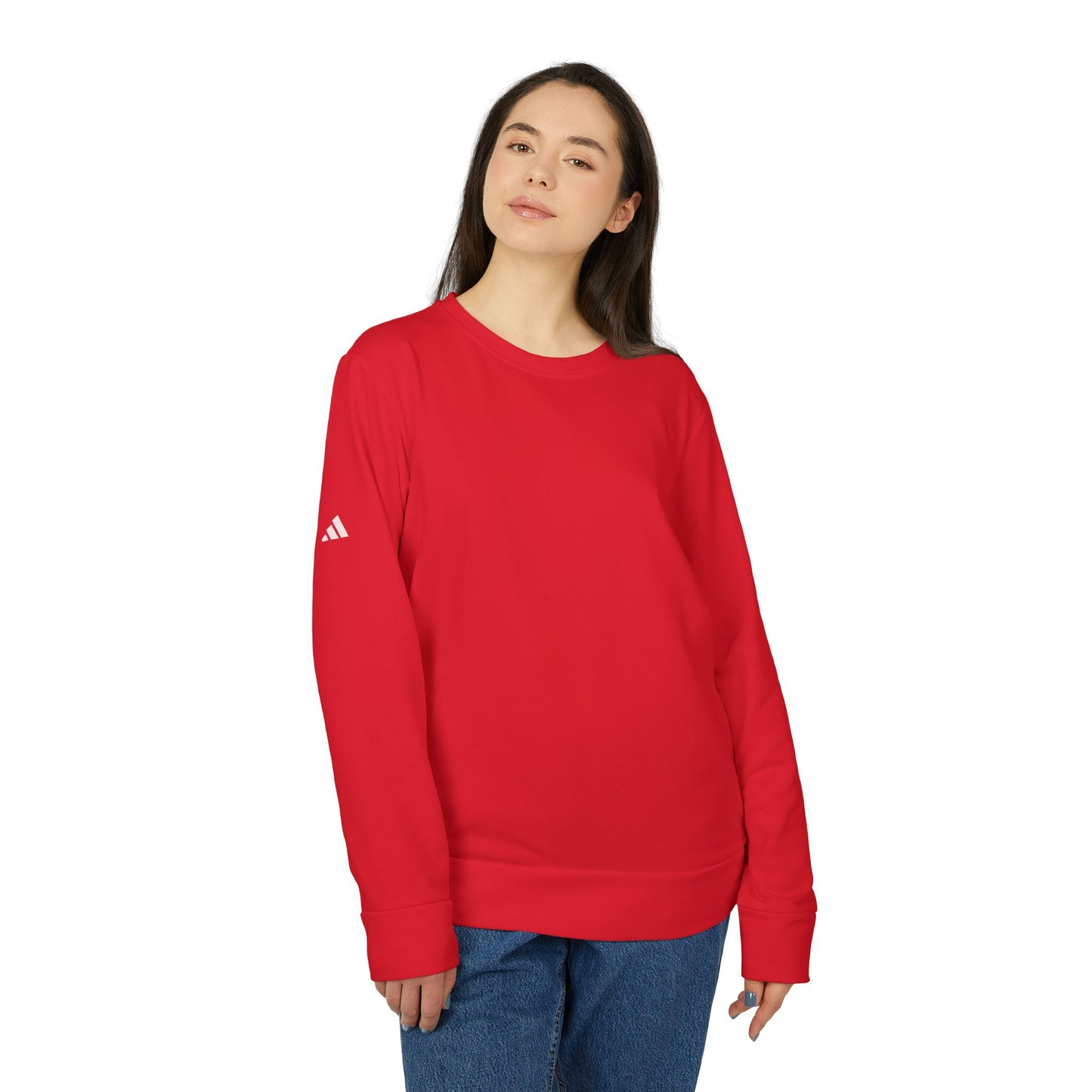 Unisex Fleece Crewneck Sweatshirt - The Narrow Co. Mountain Design