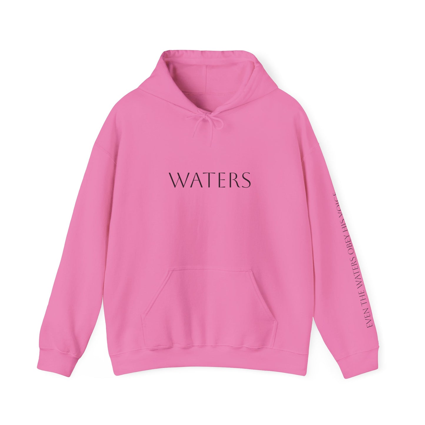 Minimalist Hoodie with 'WATERS' Text - Unisex Heavy Blend™