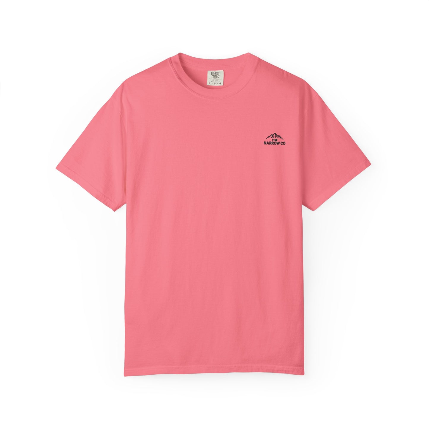 Bend Oregon Pilot Butte Unisex Garment-Dyed T-Shirt with Mountain Sunset Design - Casual Stylish Tee by Andrea Stevens
