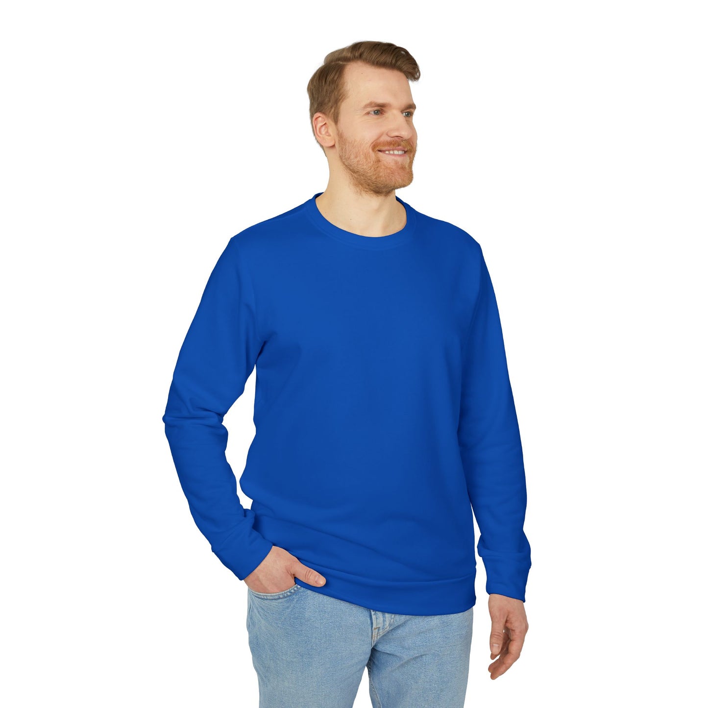 Unisex Fleece Crewneck Sweatshirt - The Narrow Co. Mountain Design