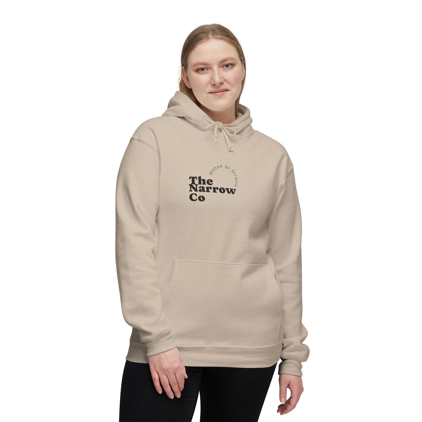 Unisex Hooded Sweatshirt - The Narrow Co Nature Inspired Design,  Photos taken by the owner of The Narrow co and Cosy co Andrea Stevens