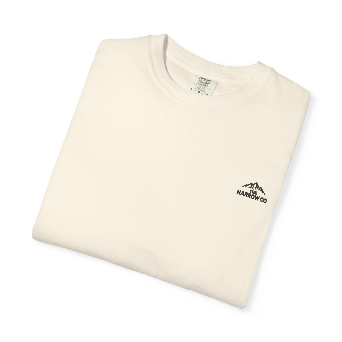 Bend Oregon Pilot Butte Unisex Garment-Dyed T-Shirt with Mountain Sunset Design - Casual Stylish Tee by Andrea Stevens