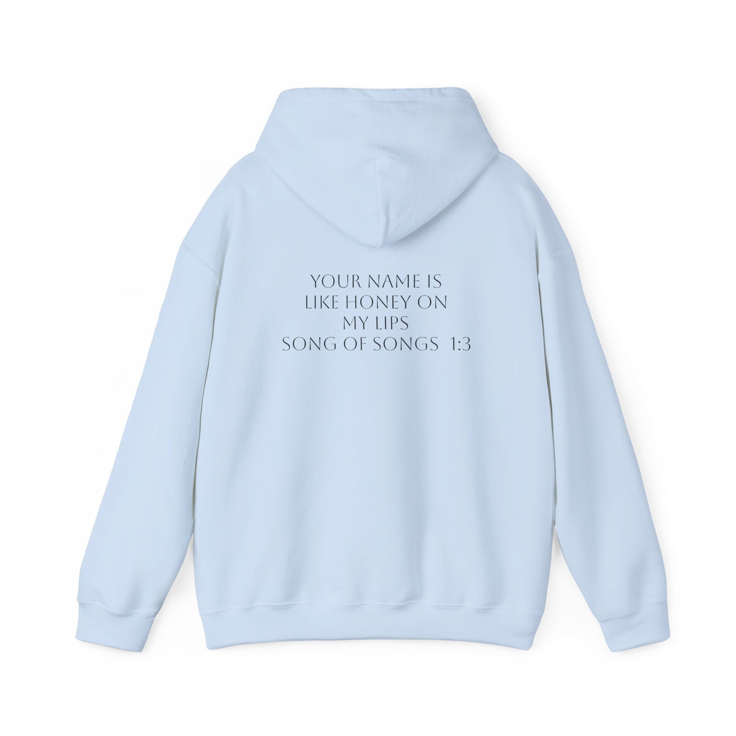 Inspirational Unisex Hooded Sweatshirt - Song of Songs 1:3