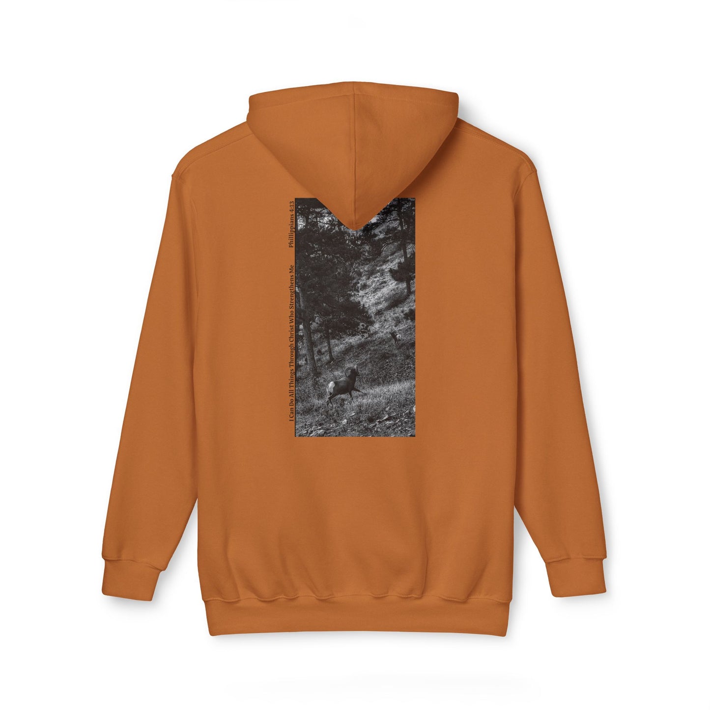 Unisex Hooded Sweatshirt - The Narrow Co Nature Inspired Design,  Photos taken by the owner of The Narrow co and Cosy co Andrea Stevens