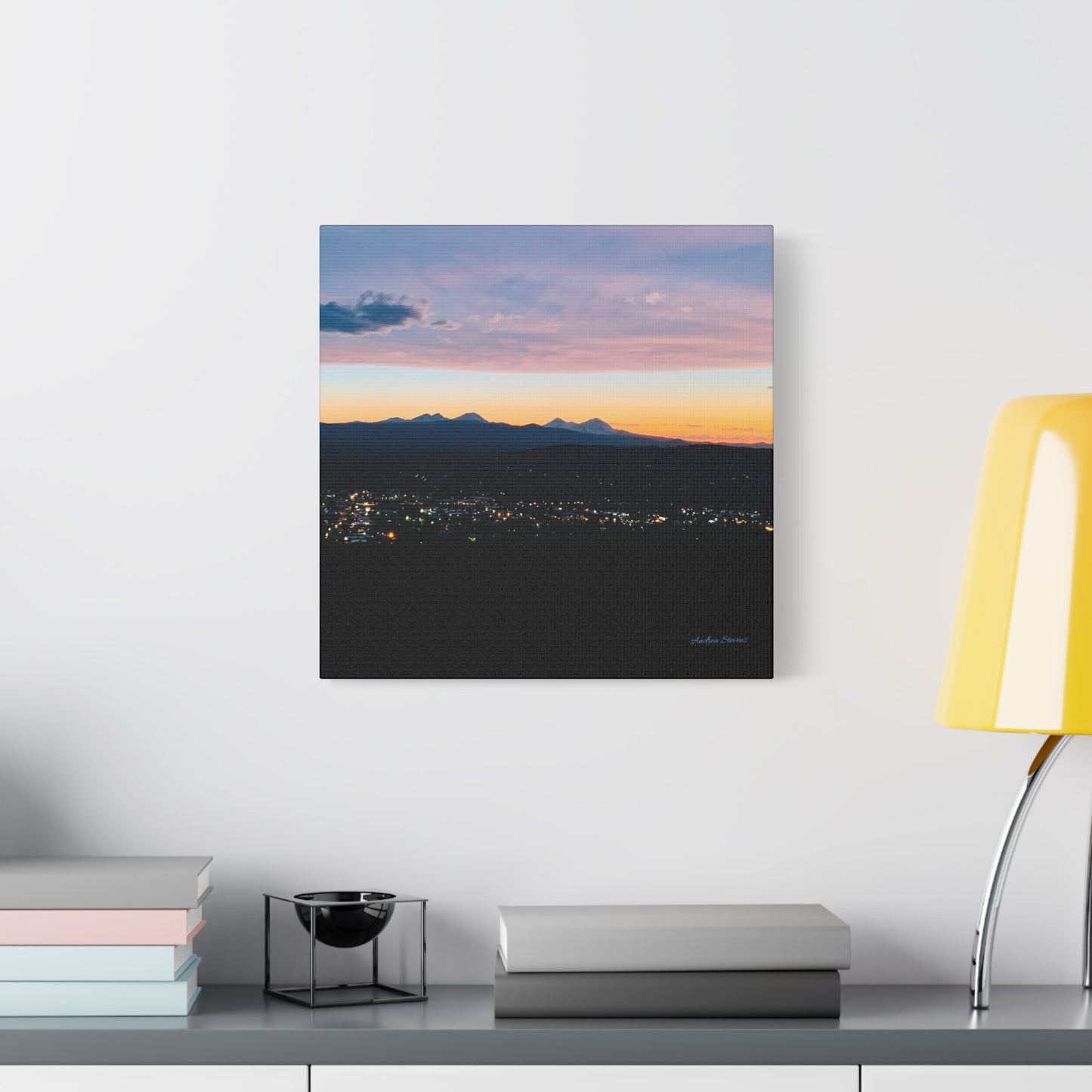 Serene Mountain Landscape Canvas Print - 1.25" Stretched Wall Art