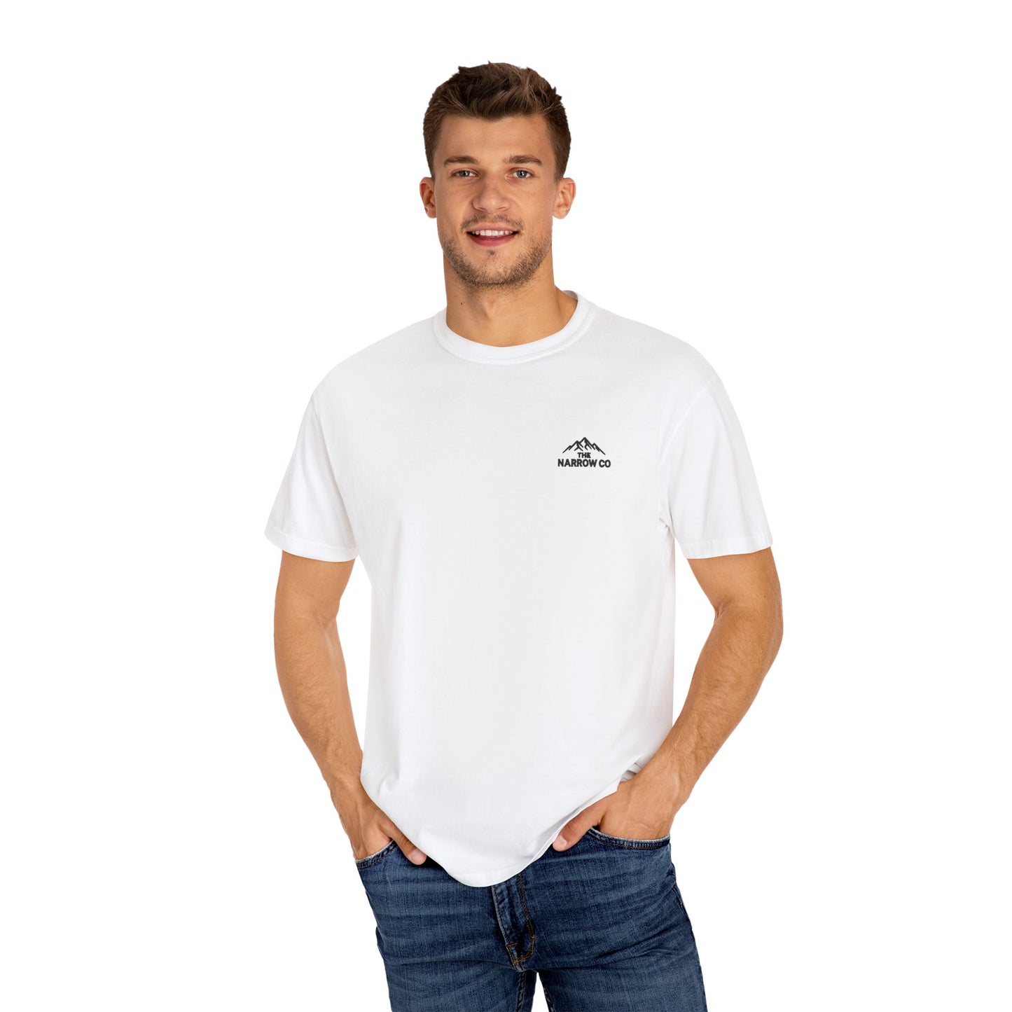 Bold & Courageous Unisex Garment-Dyed T-Shirt - Inspirational Spiritual Tee