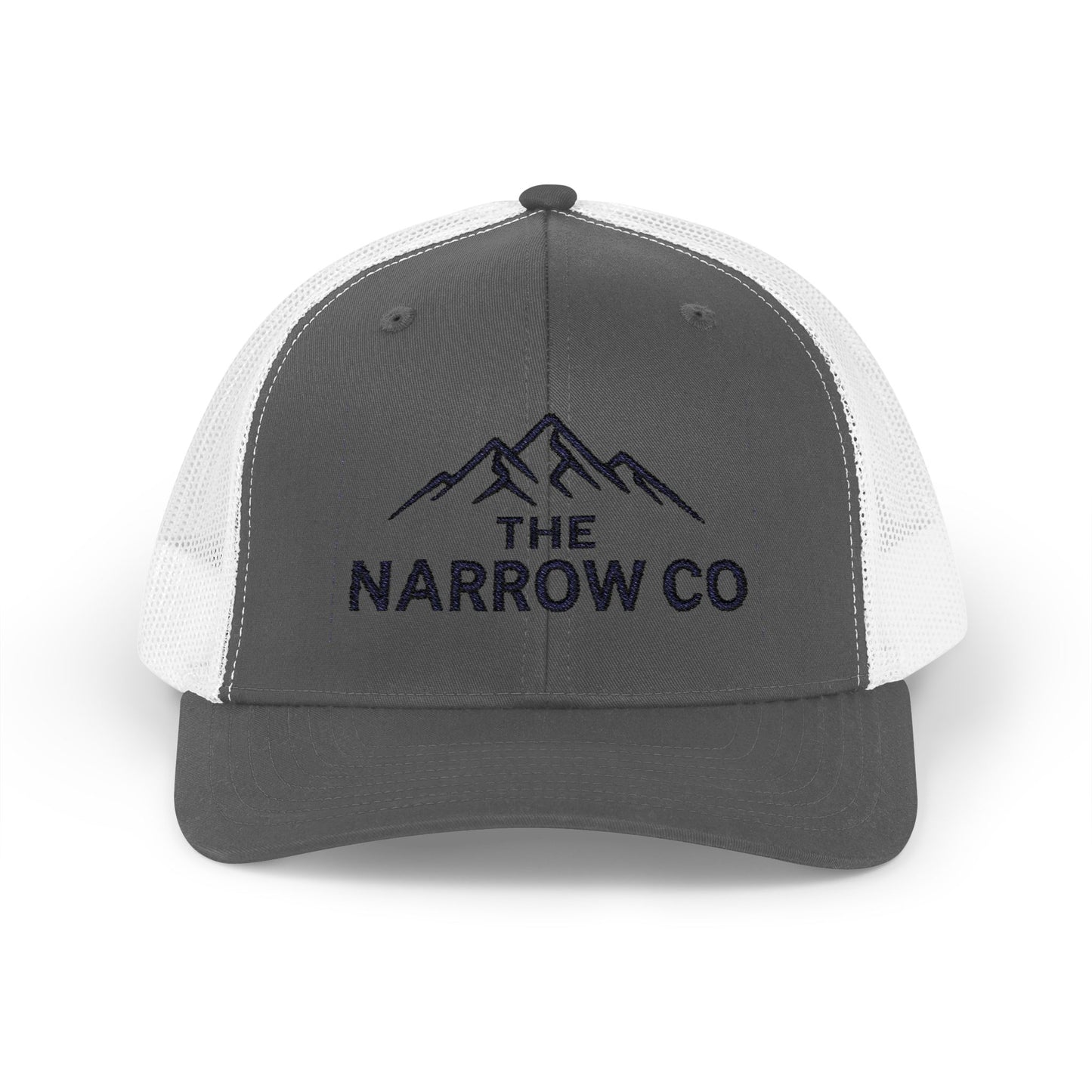 Embroidered Mountain Adventure Snapback Trucker Cap - Perfect for Outdoor Enthusiasts Brand Hat for The Narrow Co