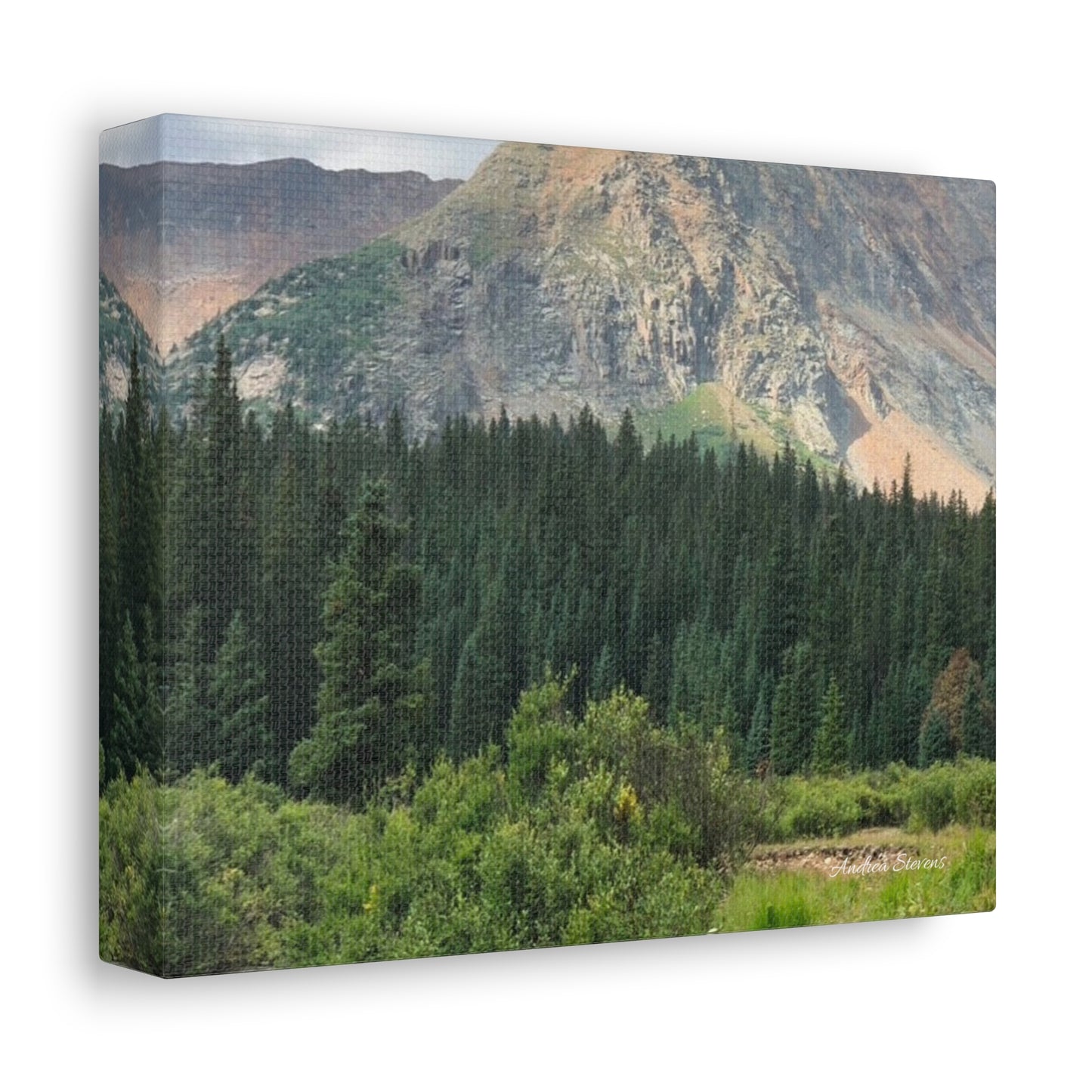 Colorado Nature Landscape Stretched Canvas Wall Art – Rustic Home Decor by Andrea Stevens