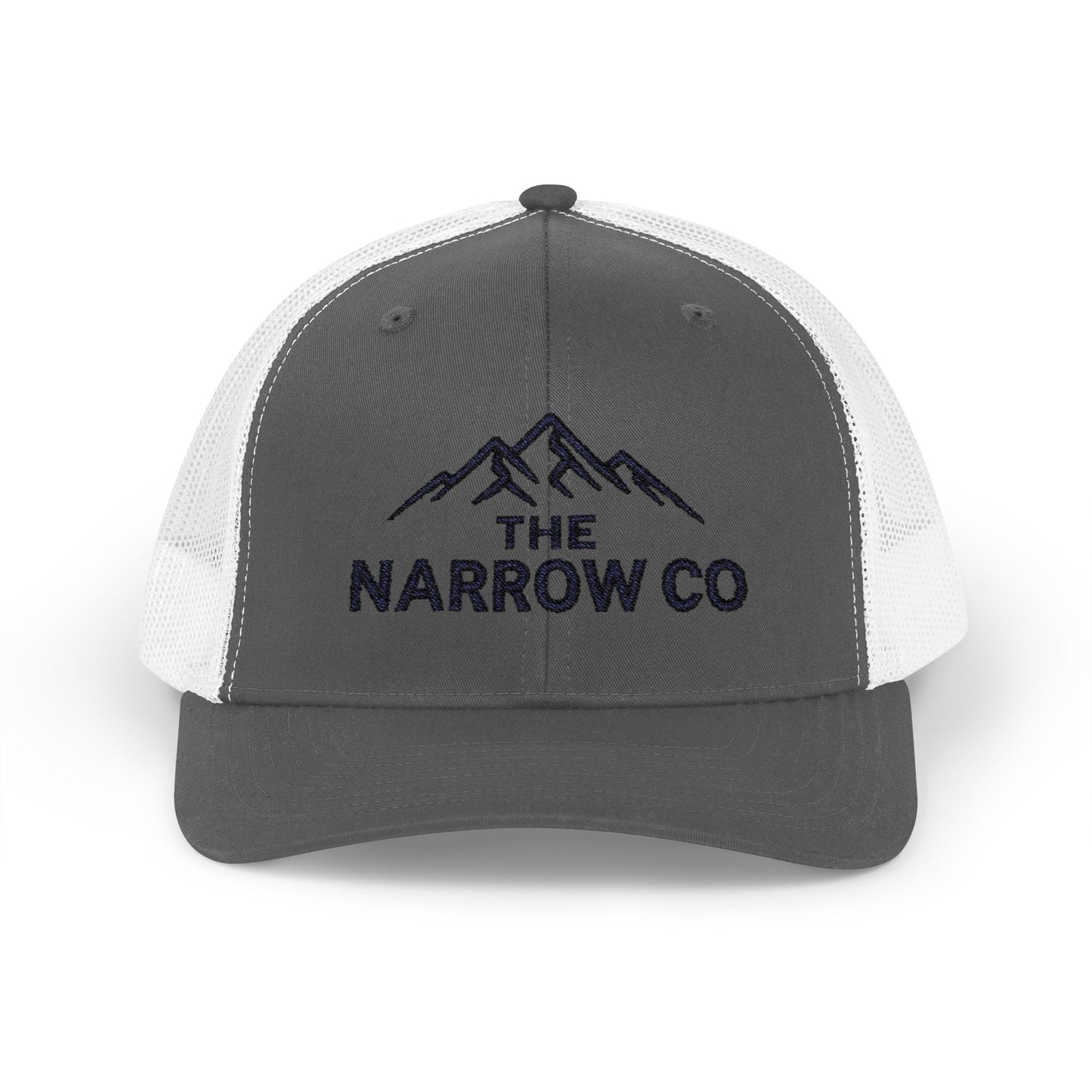 Embroidered Mountain Adventure Snapback Trucker Cap - Perfect for Outdoor Enthusiasts Brand Hat for The Narrow Co