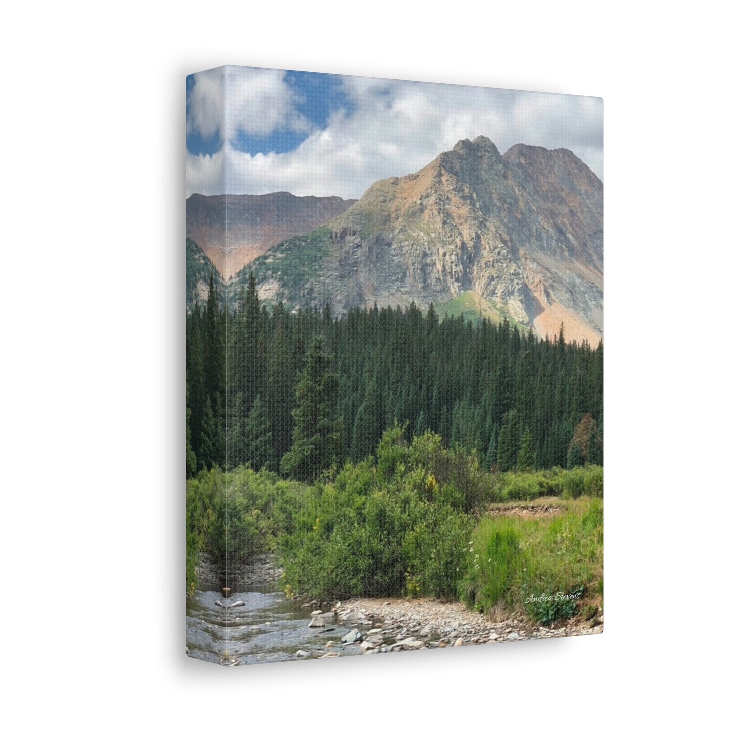 Colorado Nature Landscape Stretched Canvas Wall Art – Rustic Home Decor by Andrea Stevens