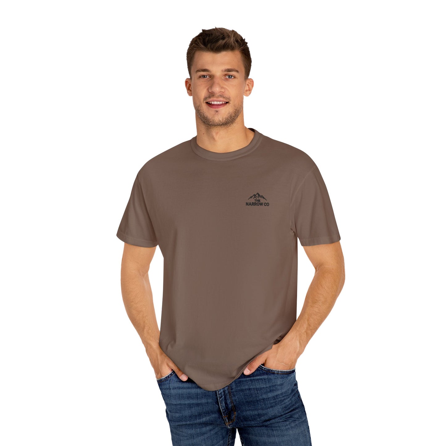 Bold & Courageous Unisex Garment-Dyed T-Shirt - Inspirational Spiritual Tee