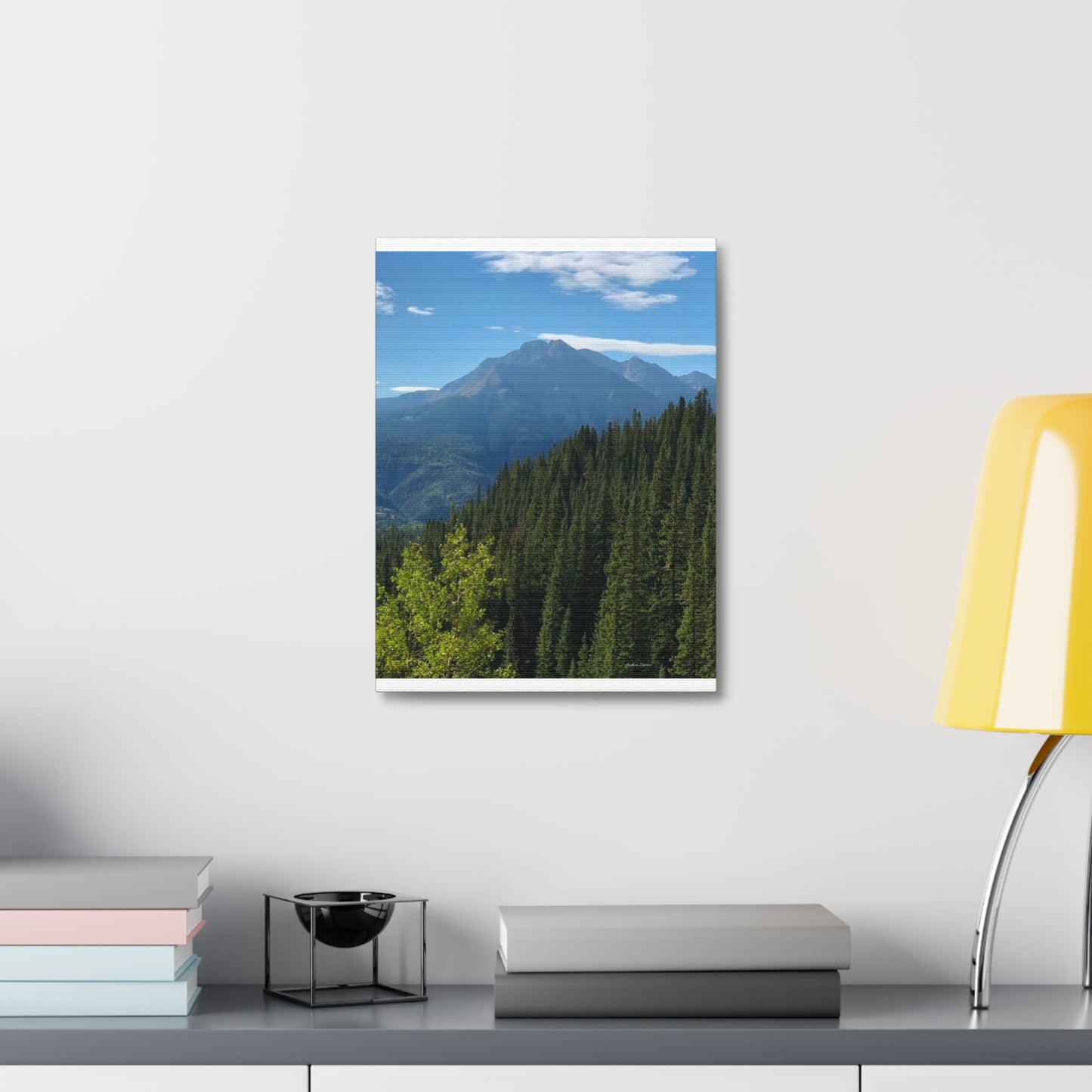 Colorado Nature Landscape Stretched Canvas - Majestic Mountain & Forest Art by Andrea Stevens