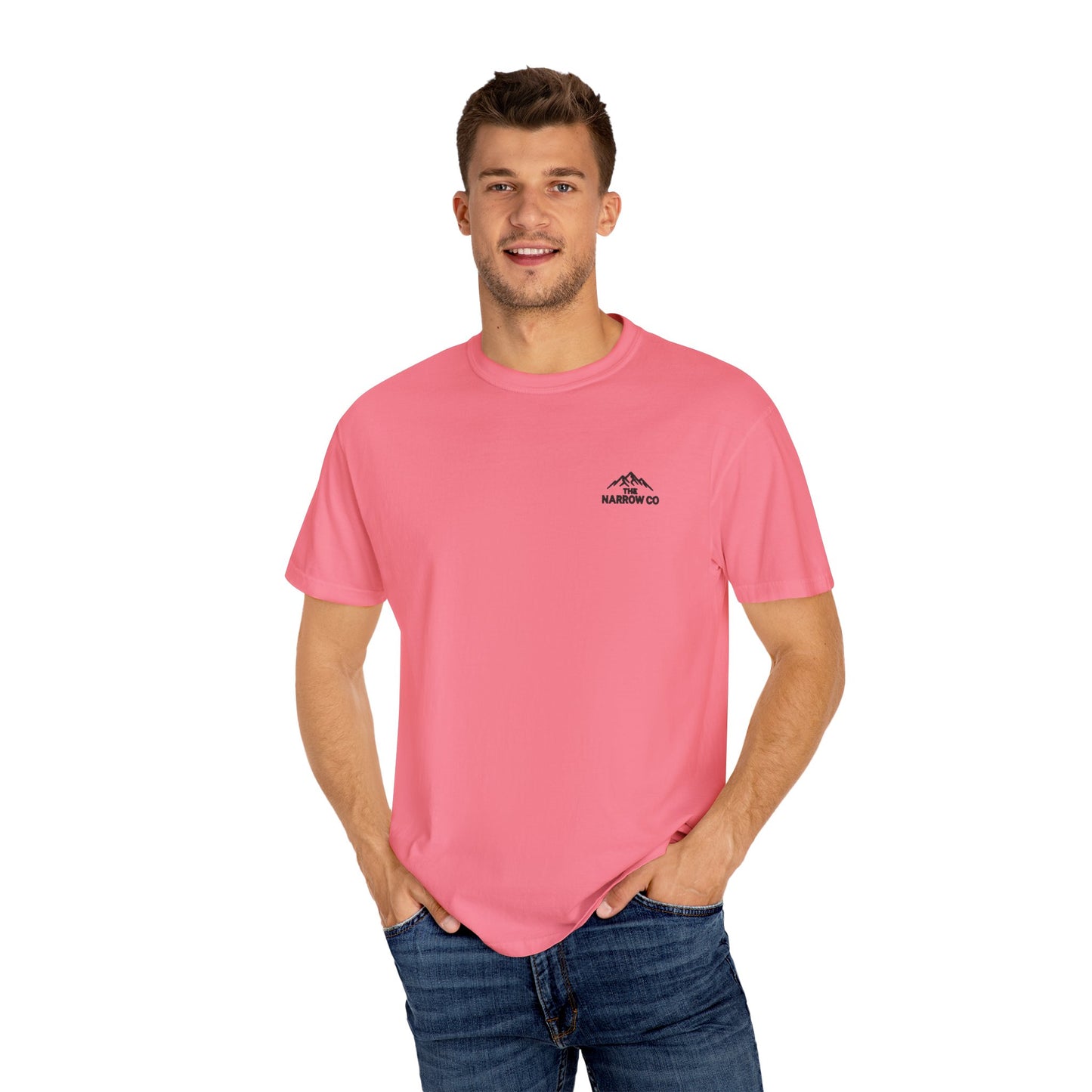 Bold & Courageous Unisex Garment-Dyed T-Shirt - Inspirational Spiritual Tee