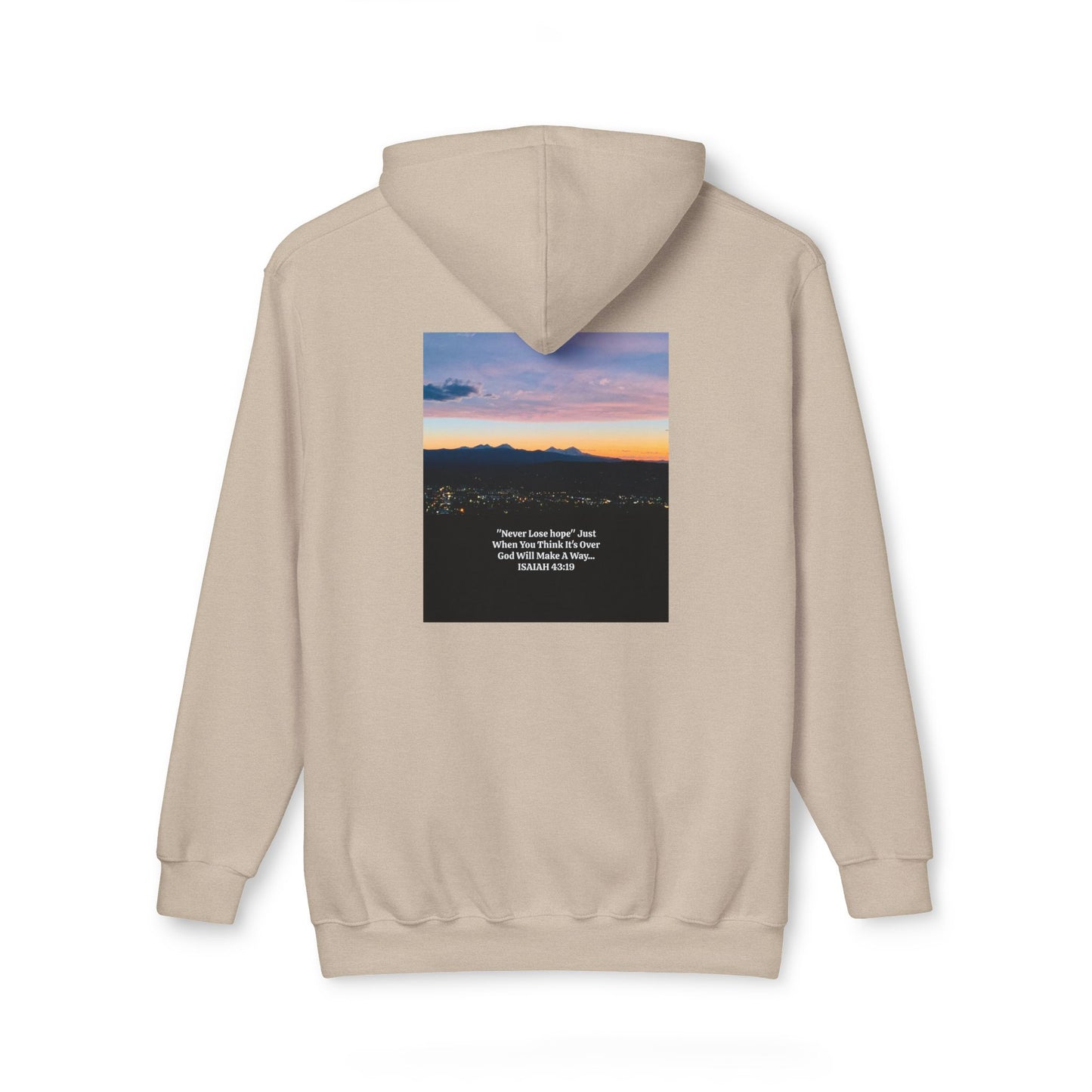 Pilot Butte Mountain Range Inspirational Quote Hooded Sweatshirt - Unisex, Made in USA