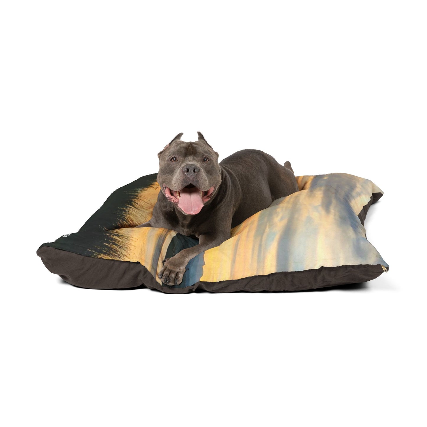 Cozy Sunset Pet Bed - Perfect for Dogs & Cats, Plush Bed for Pets, Decorative Pet Furniture, Great Gift for Pet Lovers