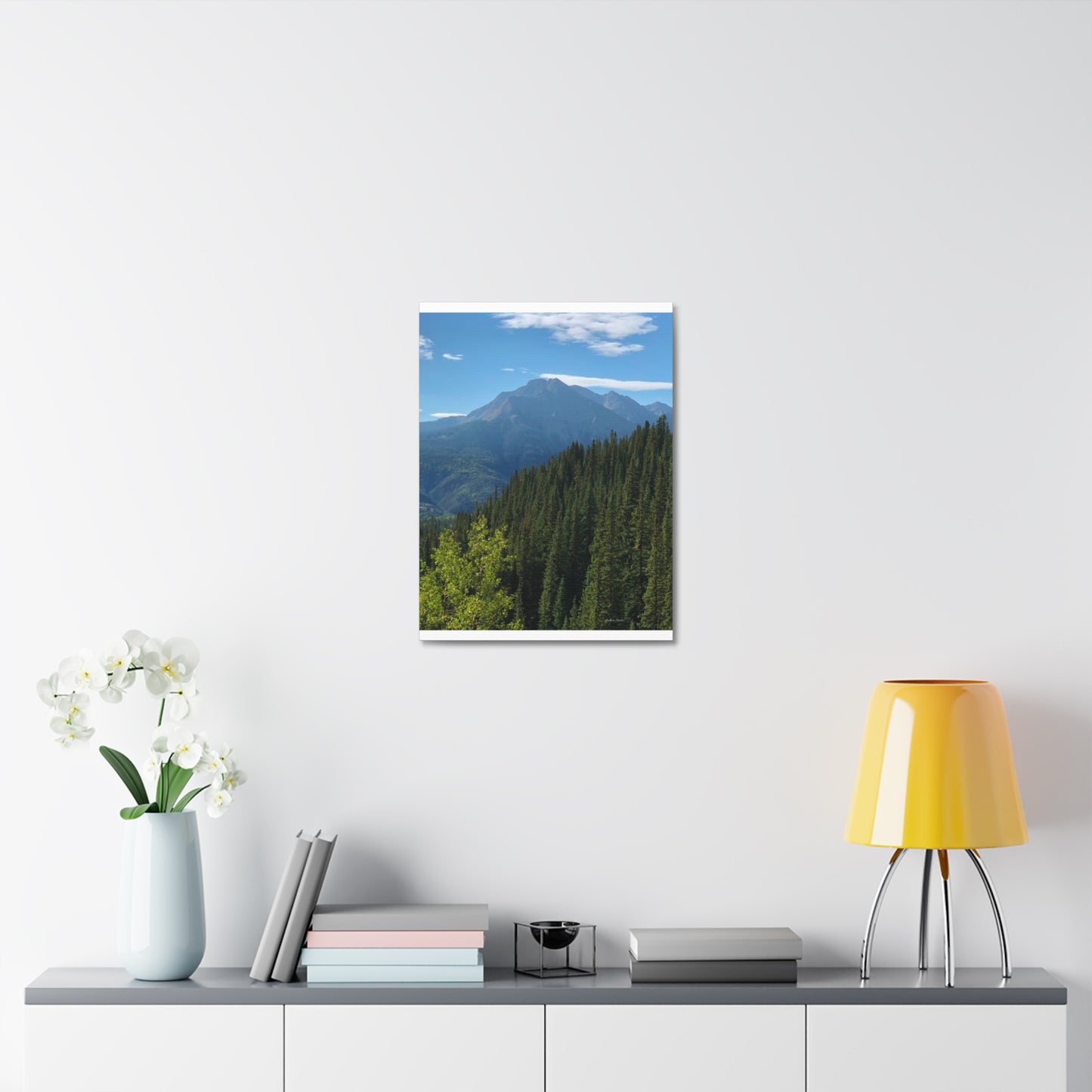 Colorado Nature Landscape Stretched Canvas - Majestic Mountain & Forest Art by Andrea Stevens