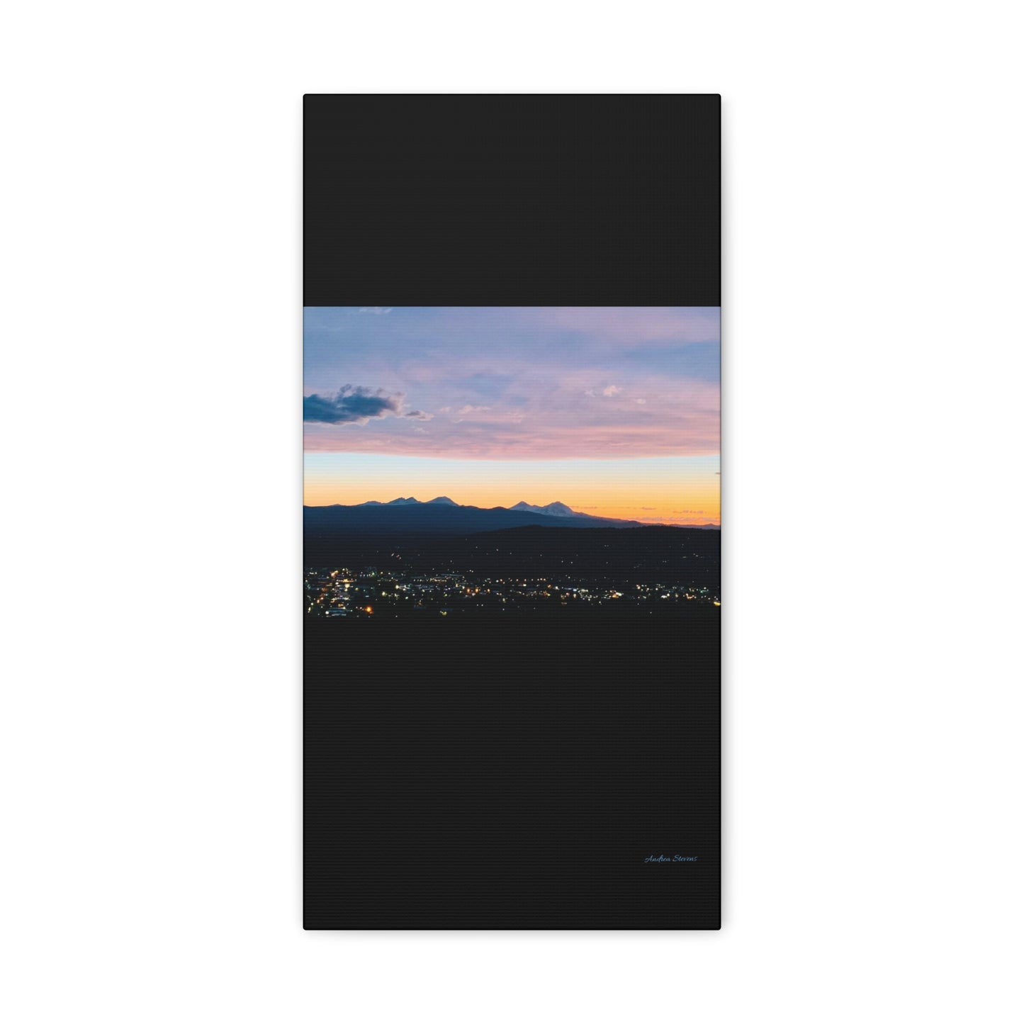 Serene Mountain Landscape Canvas Print - 1.25" Stretched Wall Art
