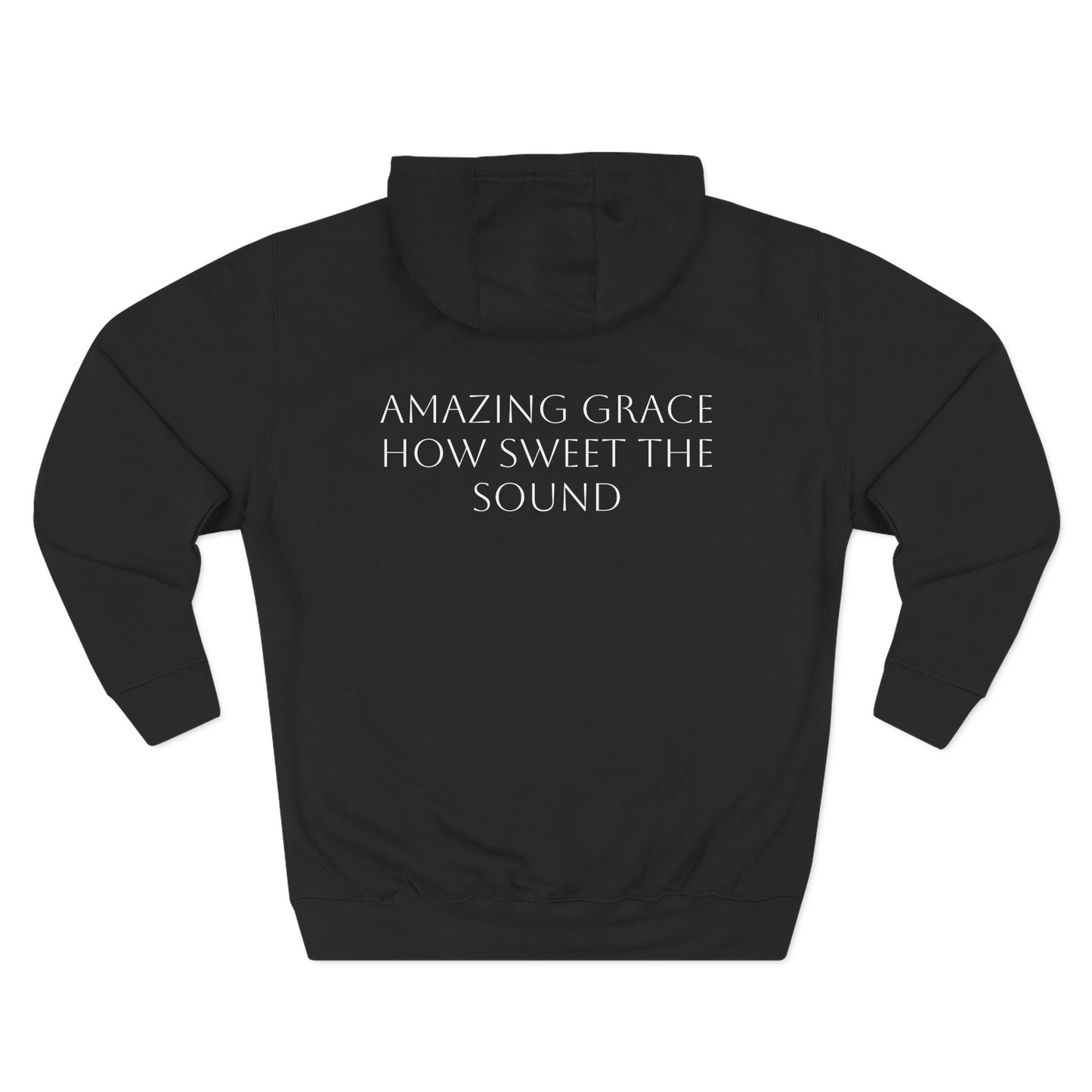 Inspirational Fleece Hoodie - 'Redeemed' & 'Amazing Grace' Quote Dedicated to a dear friend...  Fly high with the angels