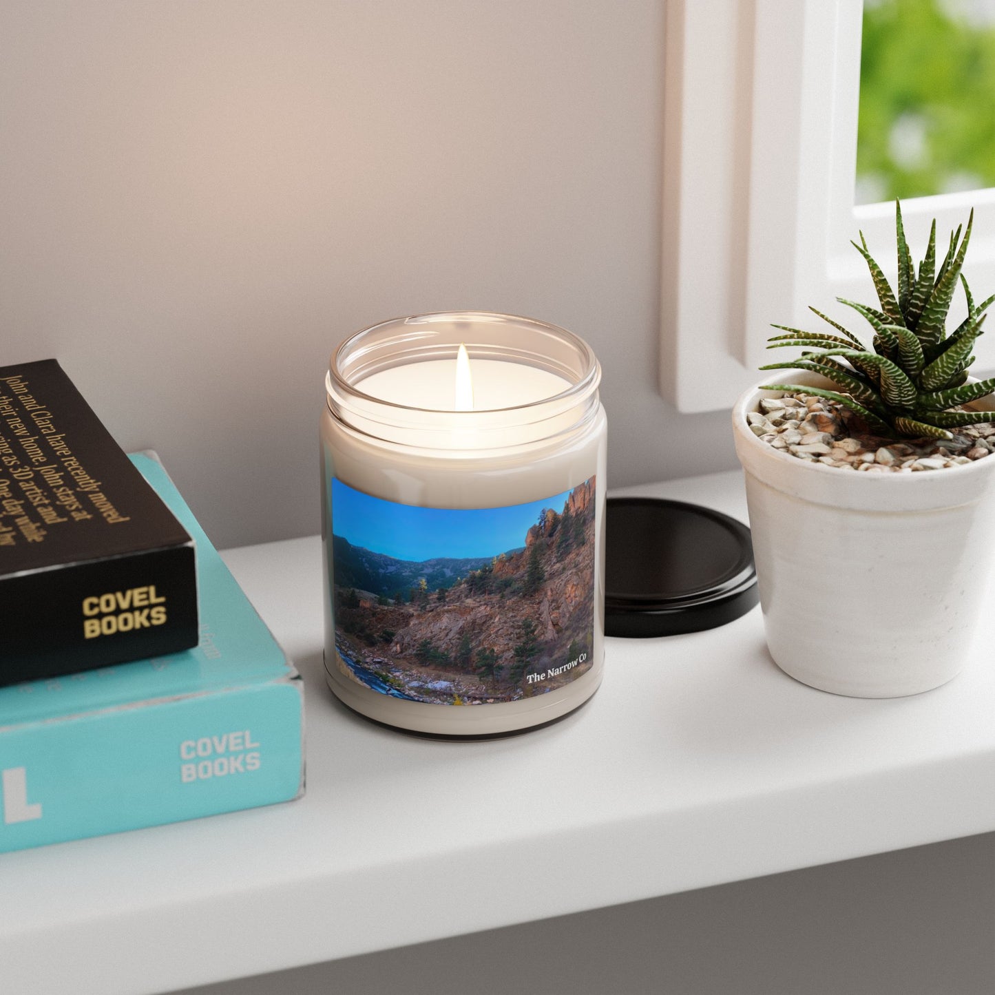 Nature-Inspired Scented Soy Candle - 9oz, Relaxing Aroma for Home Decor