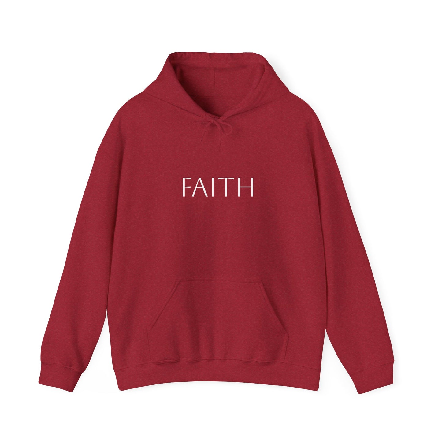 Unisex Heavy Blend™ Hooded Sweatshirt - 'Faith" Inspirational Hoodie for Faith and Comfort