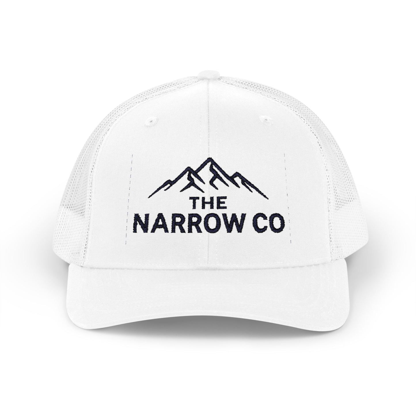 Embroidered Mountain Adventure Snapback Trucker Cap - Perfect for Outdoor Enthusiasts Brand Hat for The Narrow Co