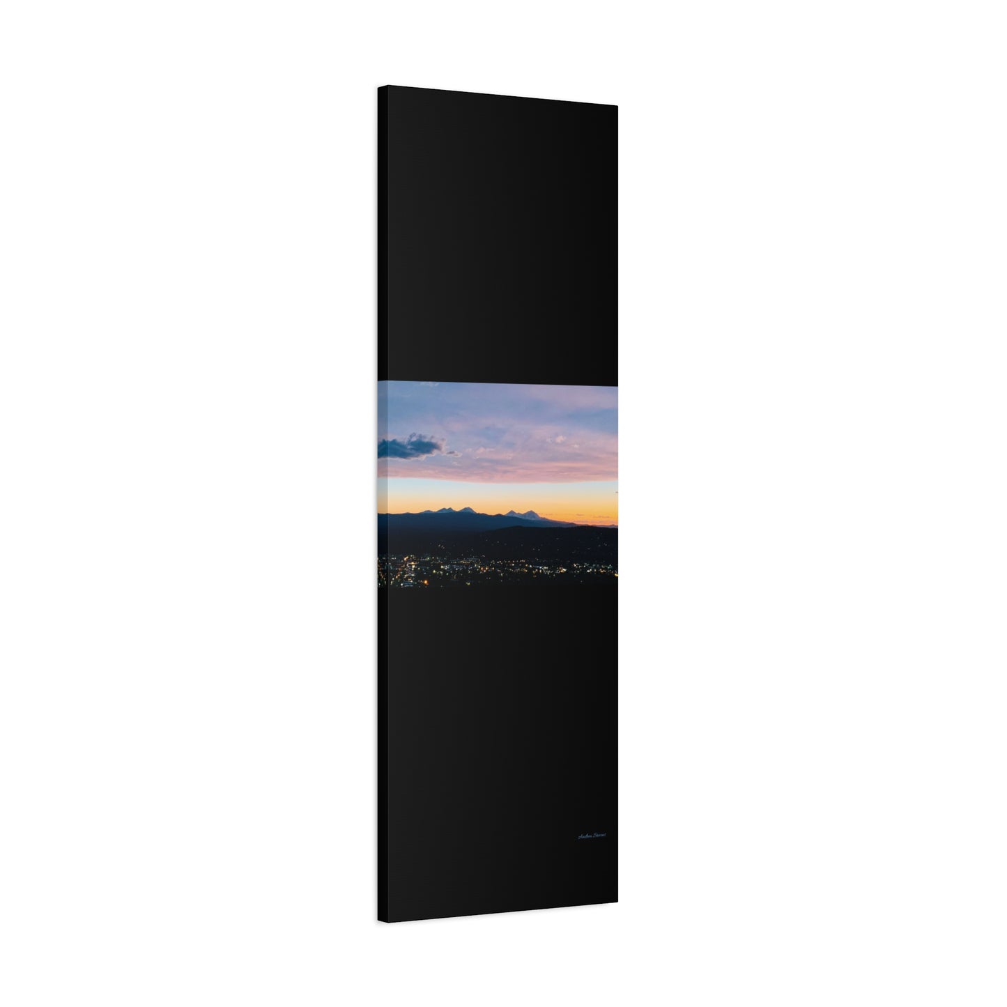 Serene Mountain Landscape Canvas Print - 1.25" Stretched Wall Art