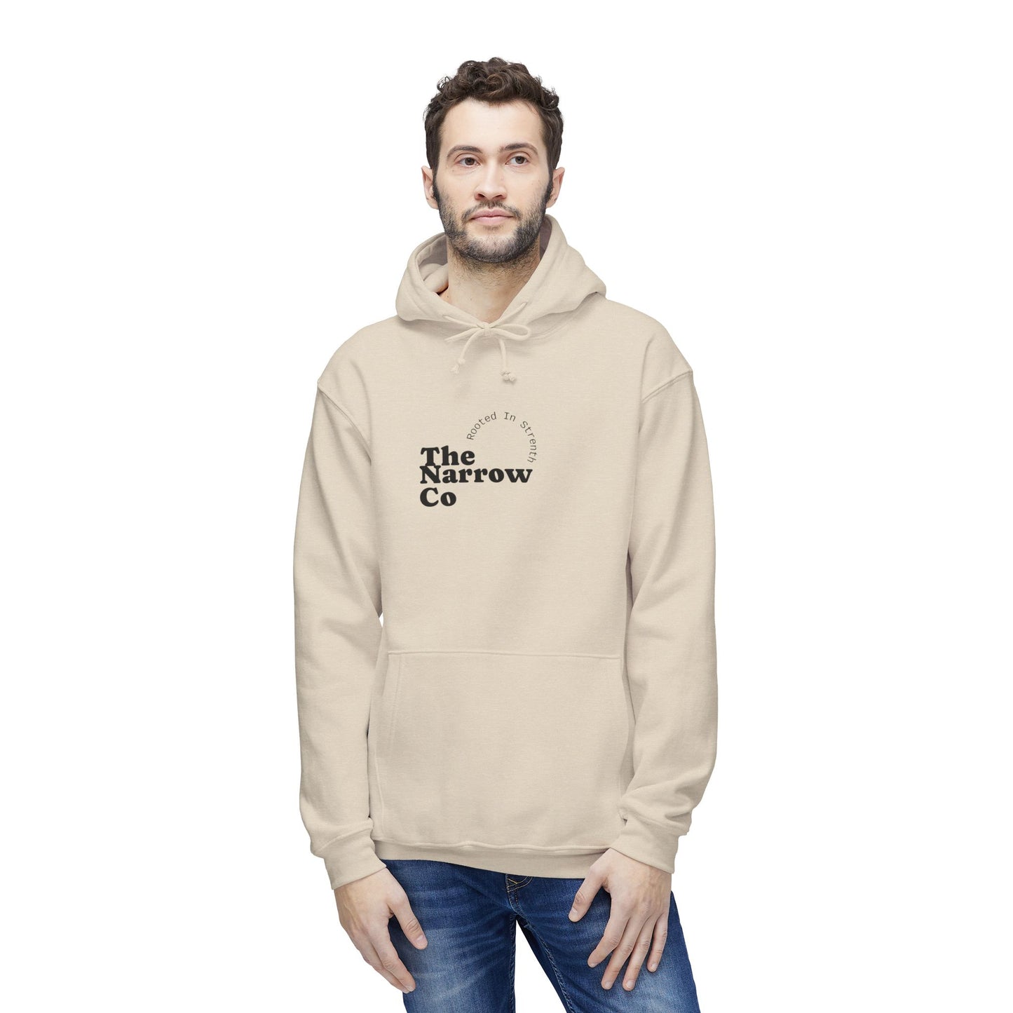 Unisex Hooded Sweatshirt - The Narrow Co Nature Inspired Design,  Photos taken by the owner of The Narrow co and Cosy co Andrea Stevens
