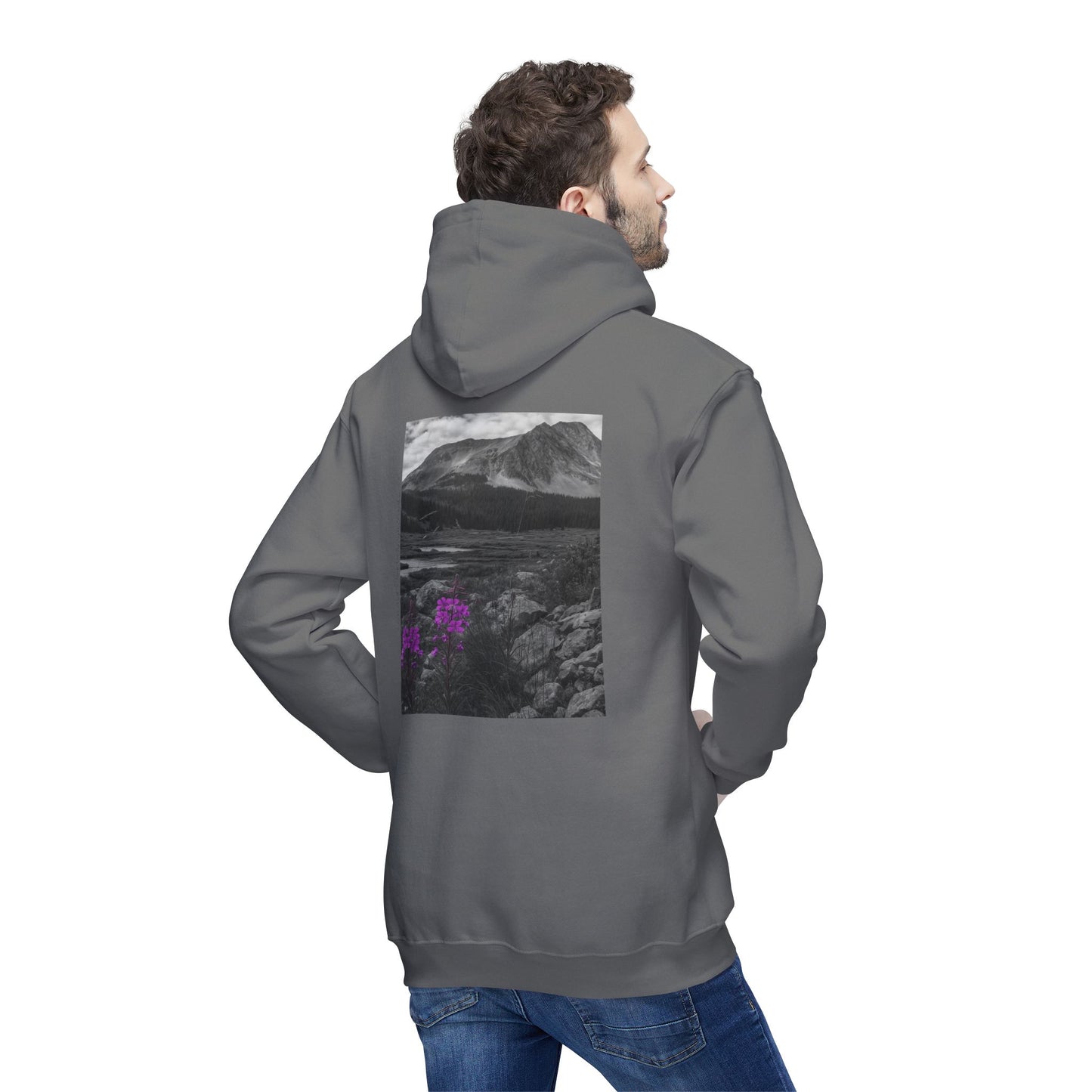 Nature-Inspired Unisex Hooded Sweatshirt - Made in USA, Outdoor Vibes, Gift for Nature Lovers, Photos  taken by the owner of The Narrow co and Cosy co Andrea Stevens