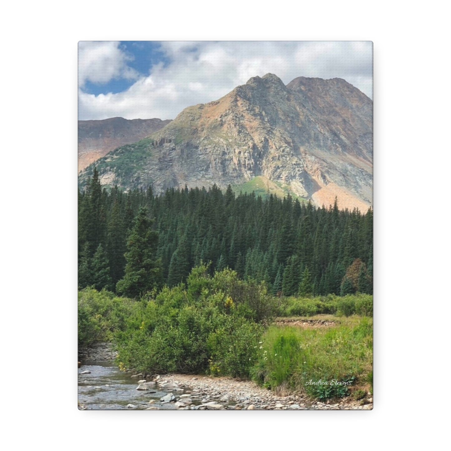 Colorado Nature Landscape Stretched Canvas Wall Art – Rustic Home Decor by Andrea Stevens