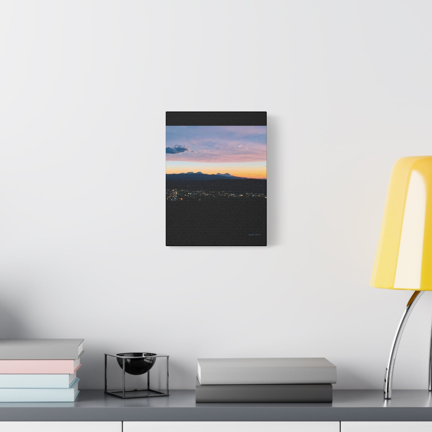 Serene Mountain Landscape Canvas Print - 1.25" Stretched Wall Art